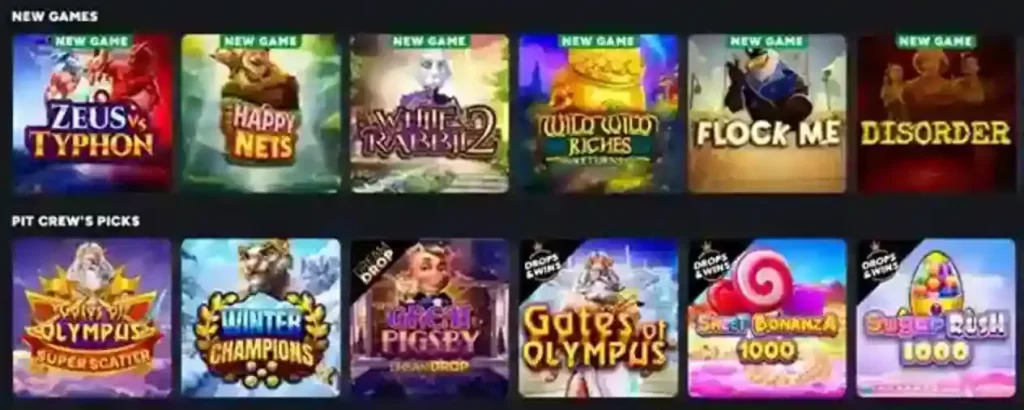 Slot Games at 1333BDT